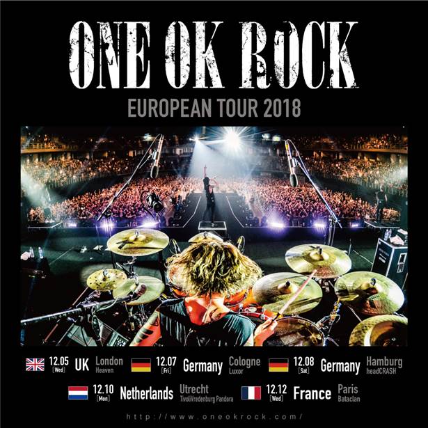 One Ok Rock tour 2018