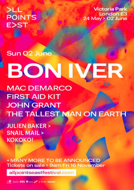 Bon Iver APE 2019