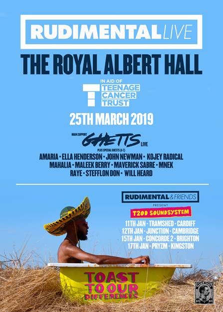 Rudimental Teenage Cander Trust Week