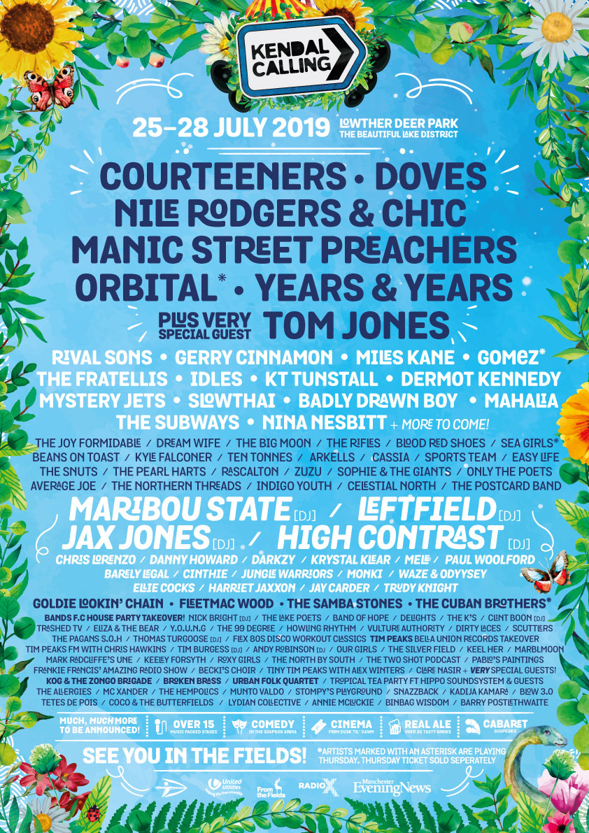 Kendal Calling poster 2019