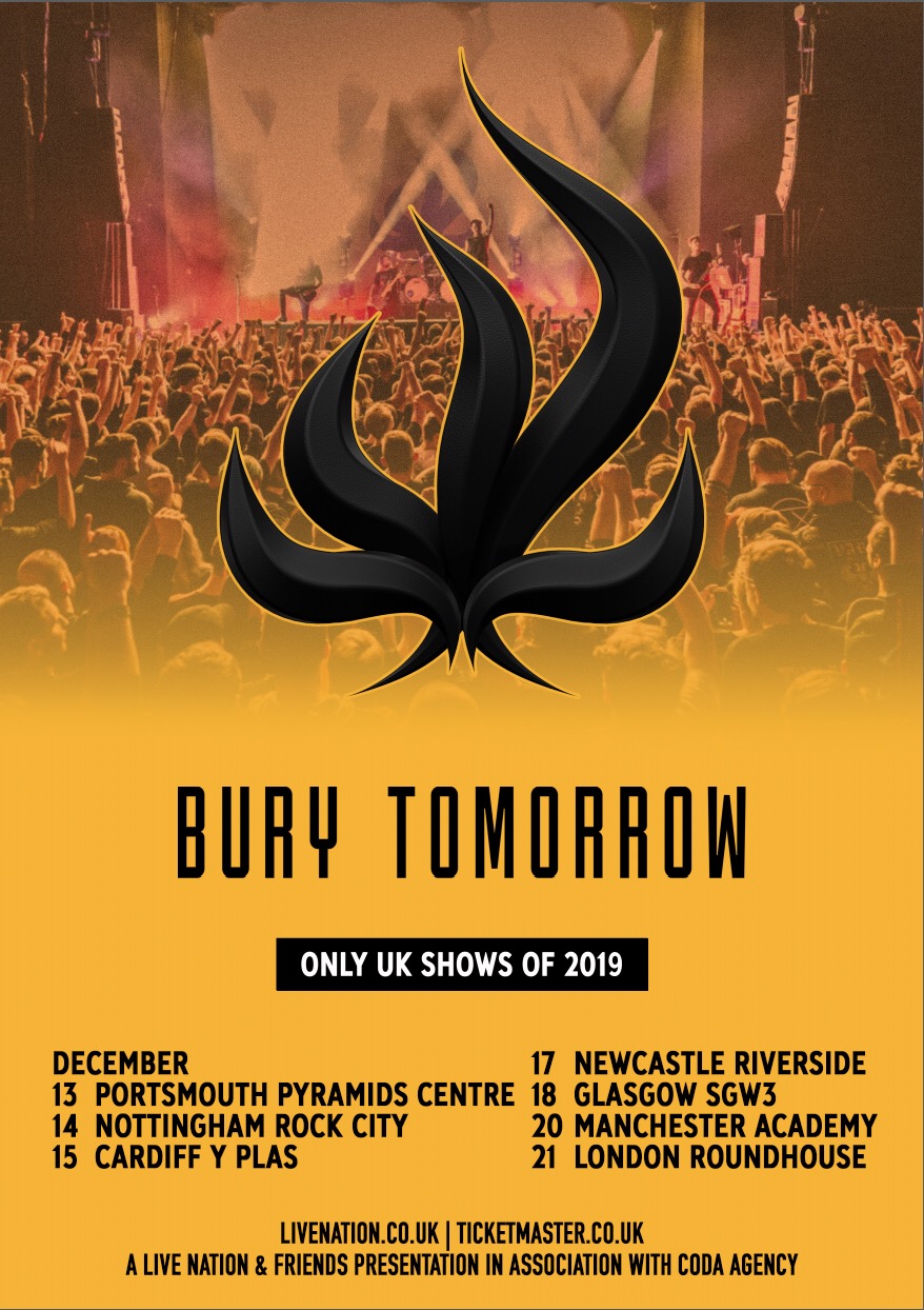 Bury Tomorrow tour 2019
