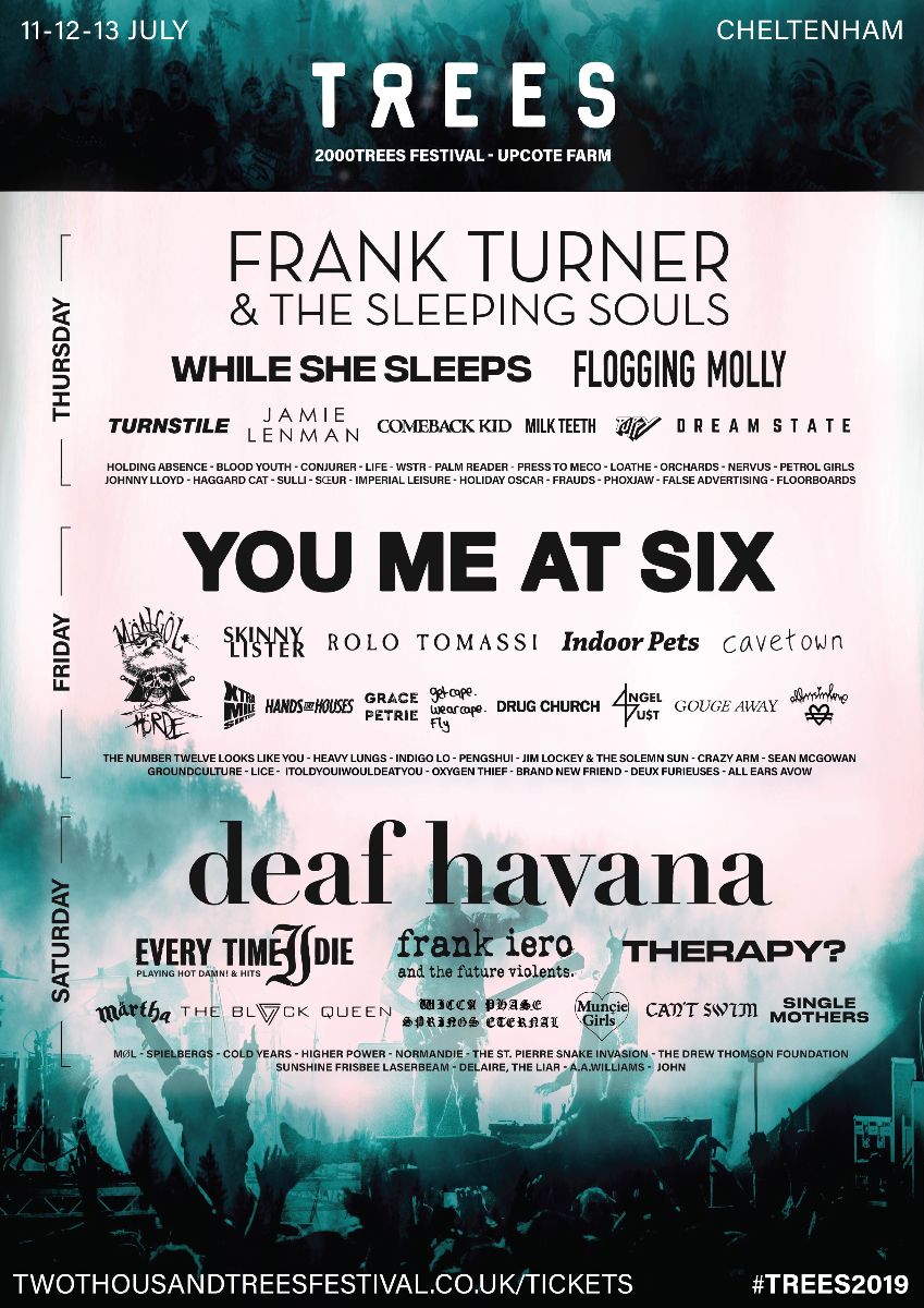 Deaf Havana 2000trees Festival 2019