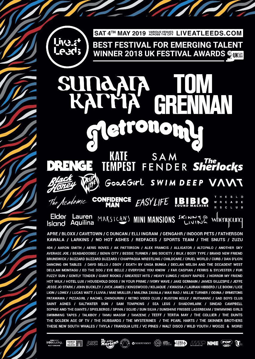 Live At Leeds poster 2019