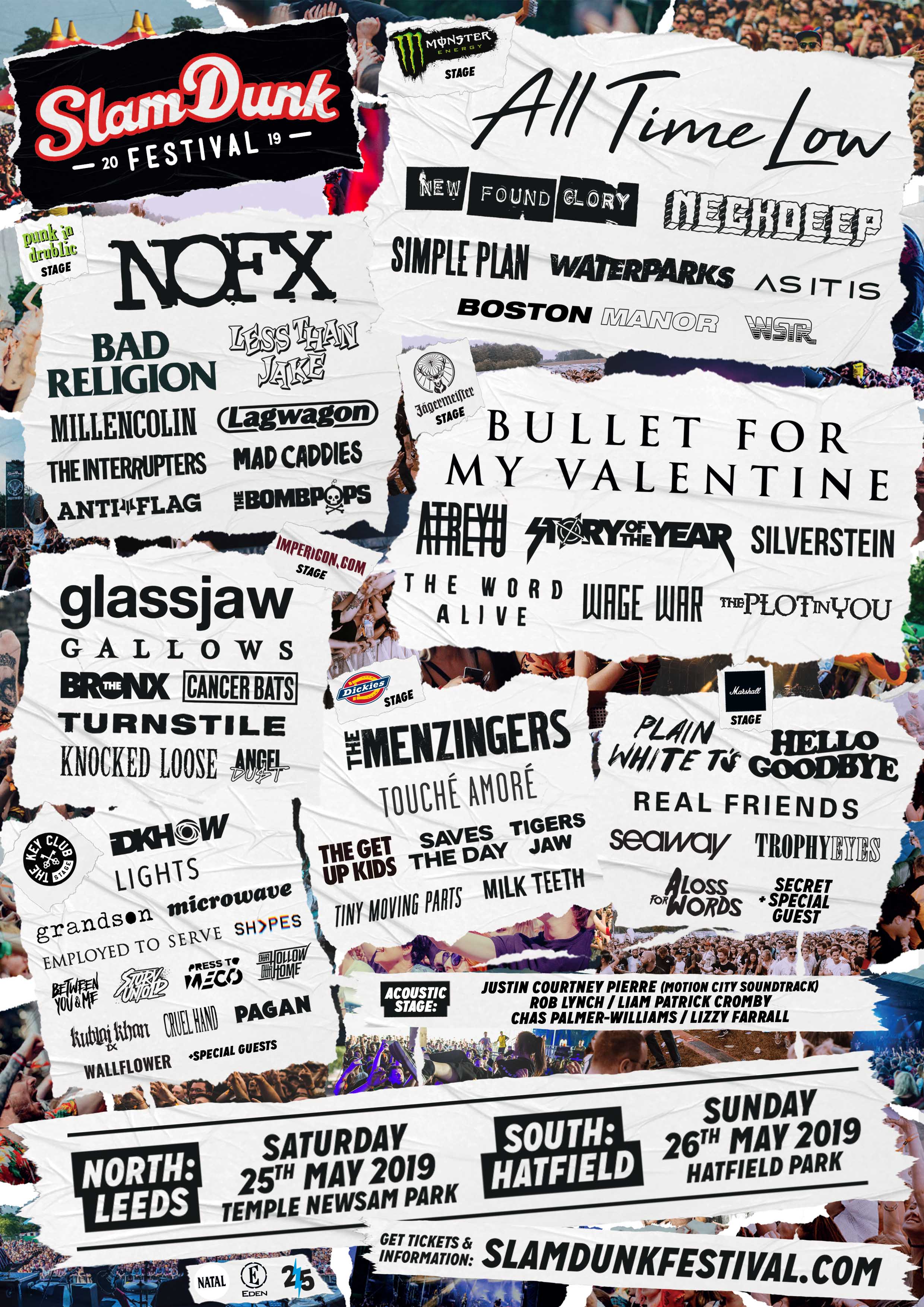Slam Dunk Stage Splits 2019