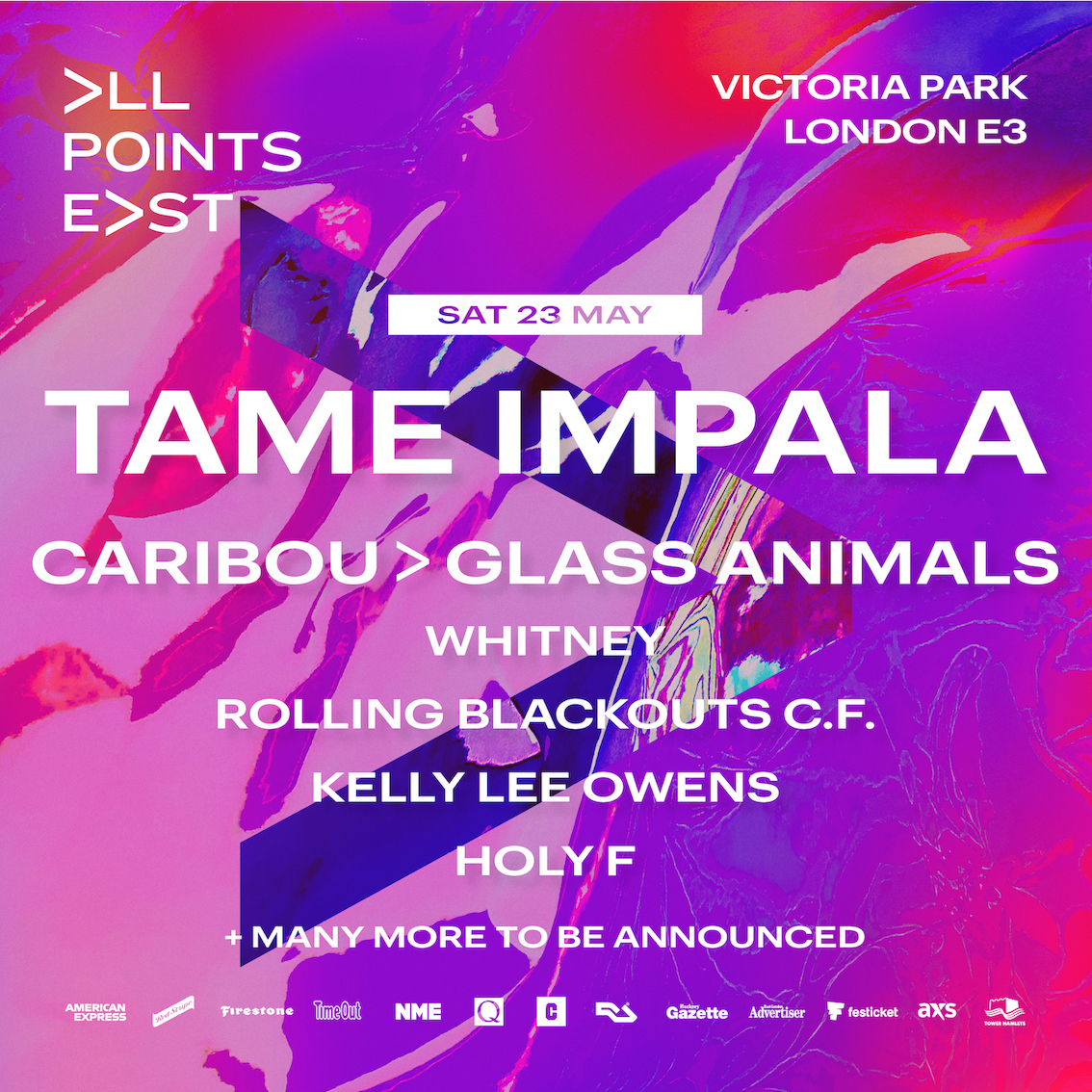 All Points East - Tame Impala - 1st poster 2020
